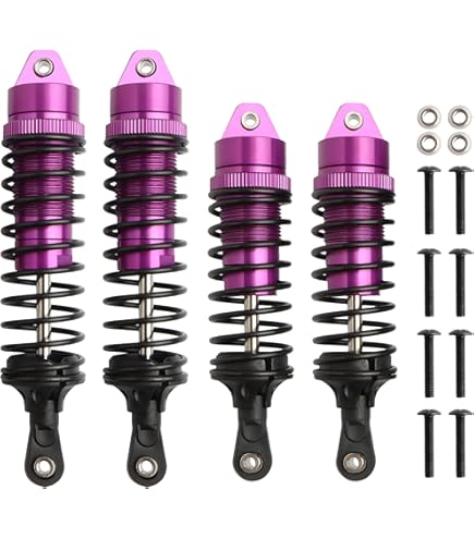 カラフルショック Amazon.com: GLOBACT RC Oil Shocks Absorber Colorful RC Shock